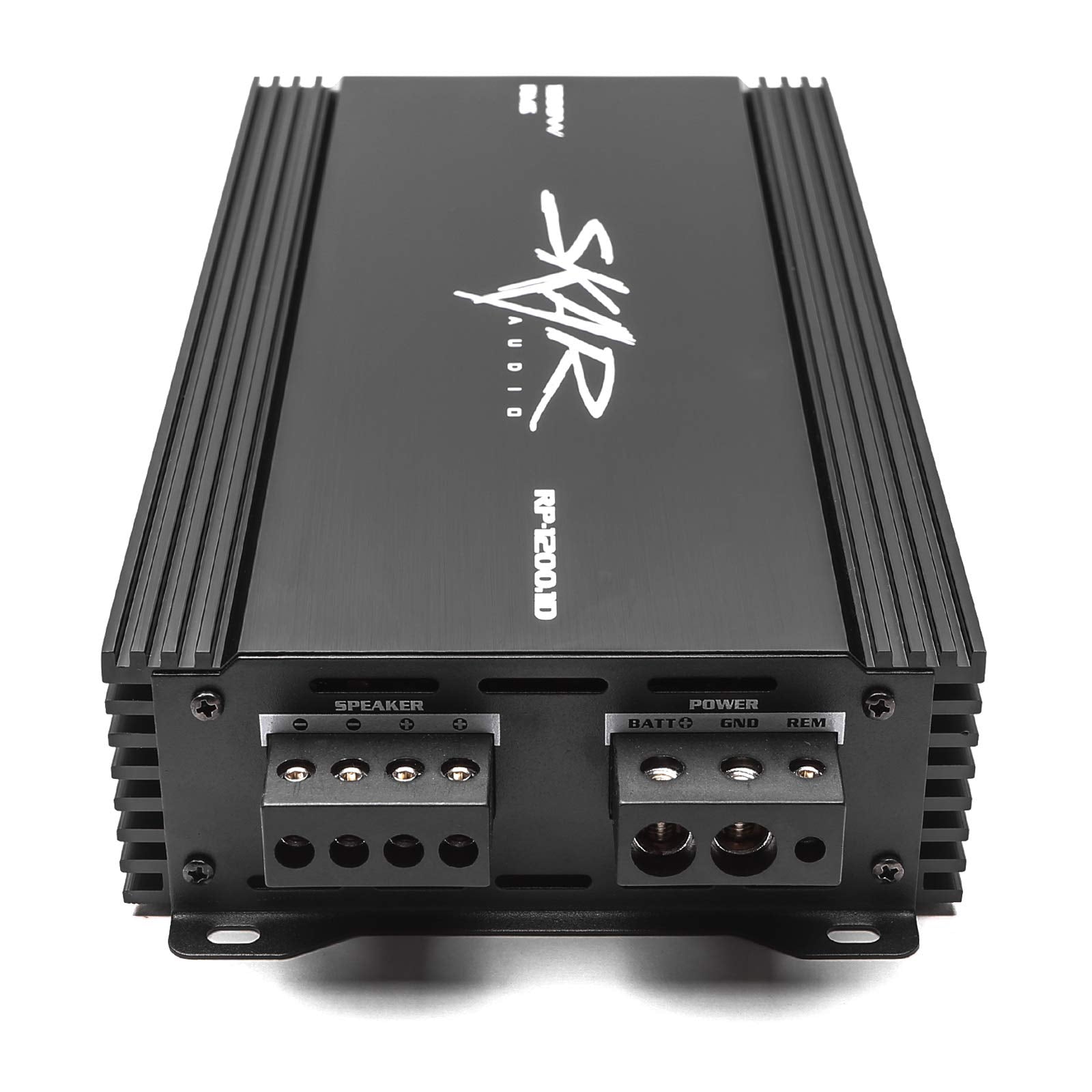 Skar Audio Rp 1200.1D Monoblock Class D Mosfet Amplifier With Remote Subwoofer Level Control, 1200W